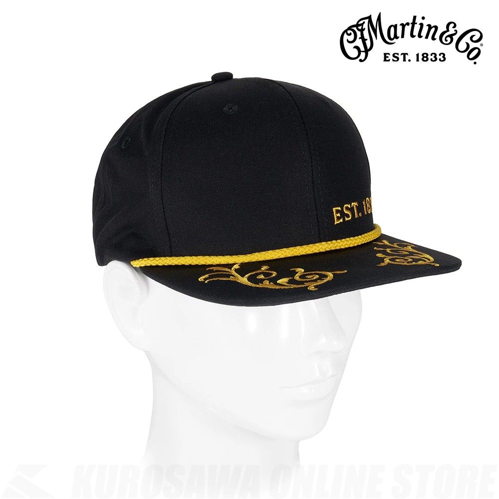 極美品　bedwin カウレザー　チューリップハット　本革　星柄　金ロゴ Modern Heritage Snapback Hat [18NH0079] | 【クロサワ楽器店