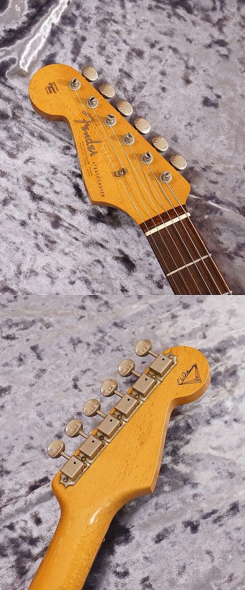 ギター Fender Custom Shop MBS Chris Fleming MBS Stratcaster by Chris Fleming 1960 Closet Classic Lefty Dakota
