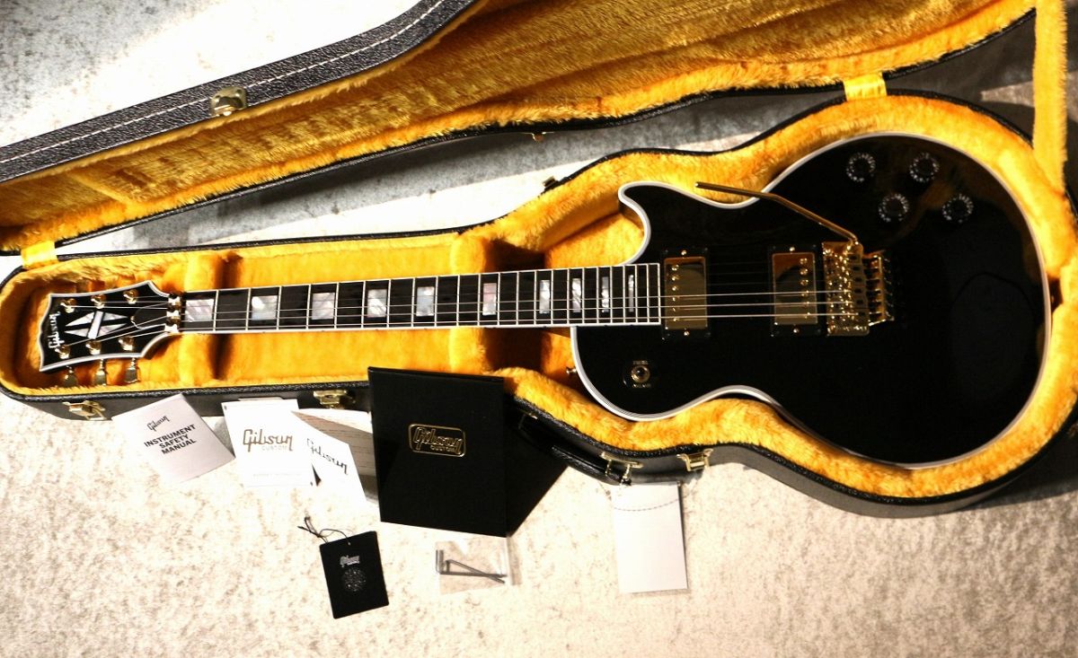 Les Paul Axcess Custom Floyd Rose Gloss ~Ebony~ #CS503841