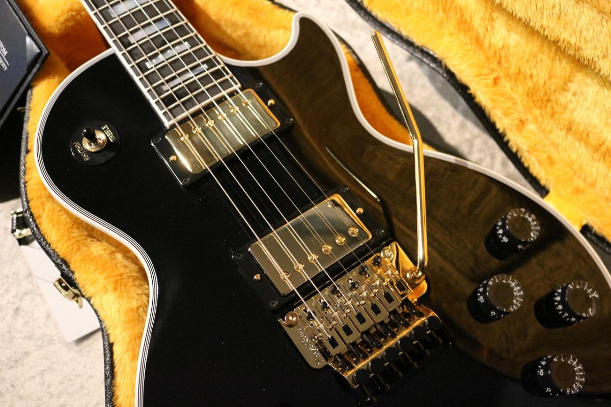 Les Paul Axcess Custom Floyd Rose Gloss ~Ebony~ #CS503841