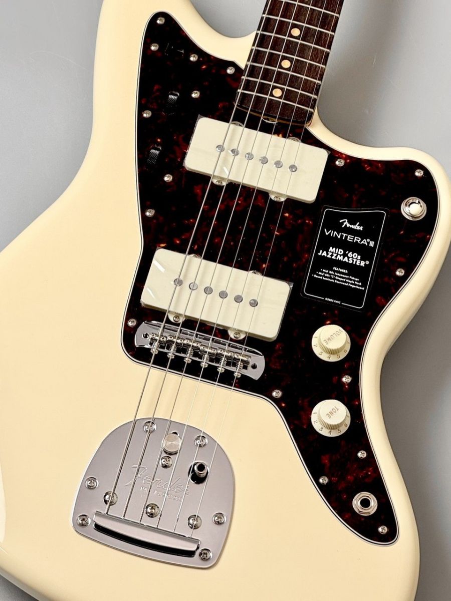 Vintera III Mid '60s Jazzmaster Rosewood Fingerboard Olympic White
