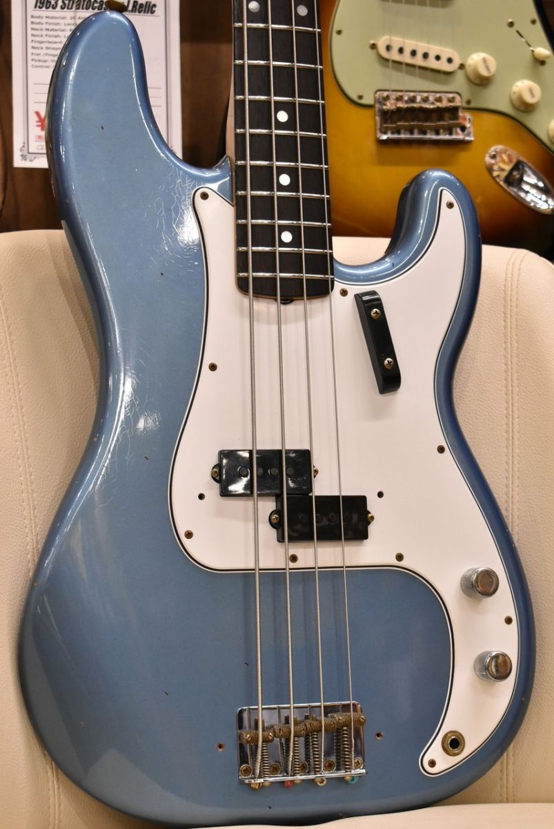 チョイ傷特価】1966 Precision Bass JNR Super Faded Aged Lake Placid