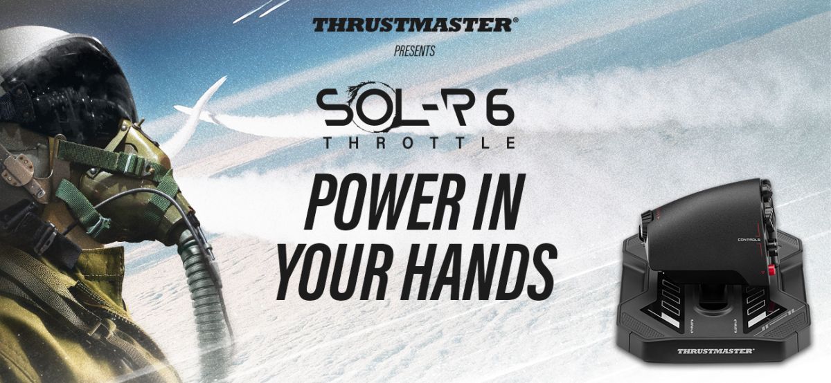 Thrustmaster SOL-R 6 THROTTLE | 【クロサワ楽器店オンラインショップ