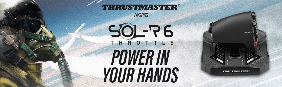Thrustmaster SOL-R 6 THROTTLE | 【クロサワ楽器店オンラインショップ