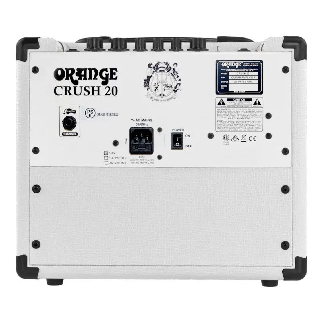ギター Orange Crush 20 LTD LB MYK WH Orange Crush 20 – 20W Analogue Combo Amp – Orange Music Electronic