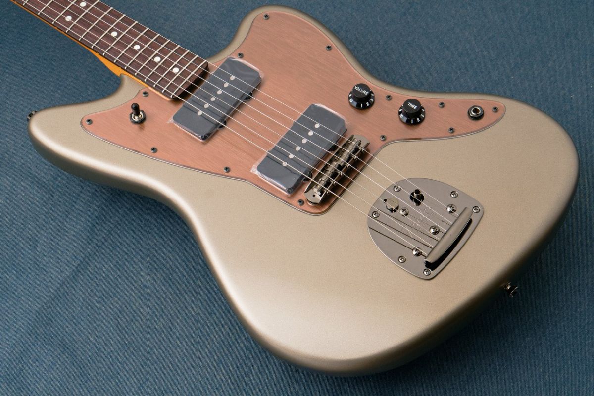 2026 MIJ HYBRID II JAZZMASTER SATIN METALLIC Matte Champagne