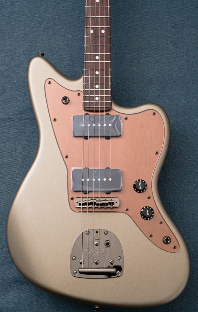 2026 MIJ HYBRID II JAZZMASTER SATIN METALLIC Matte Champagne