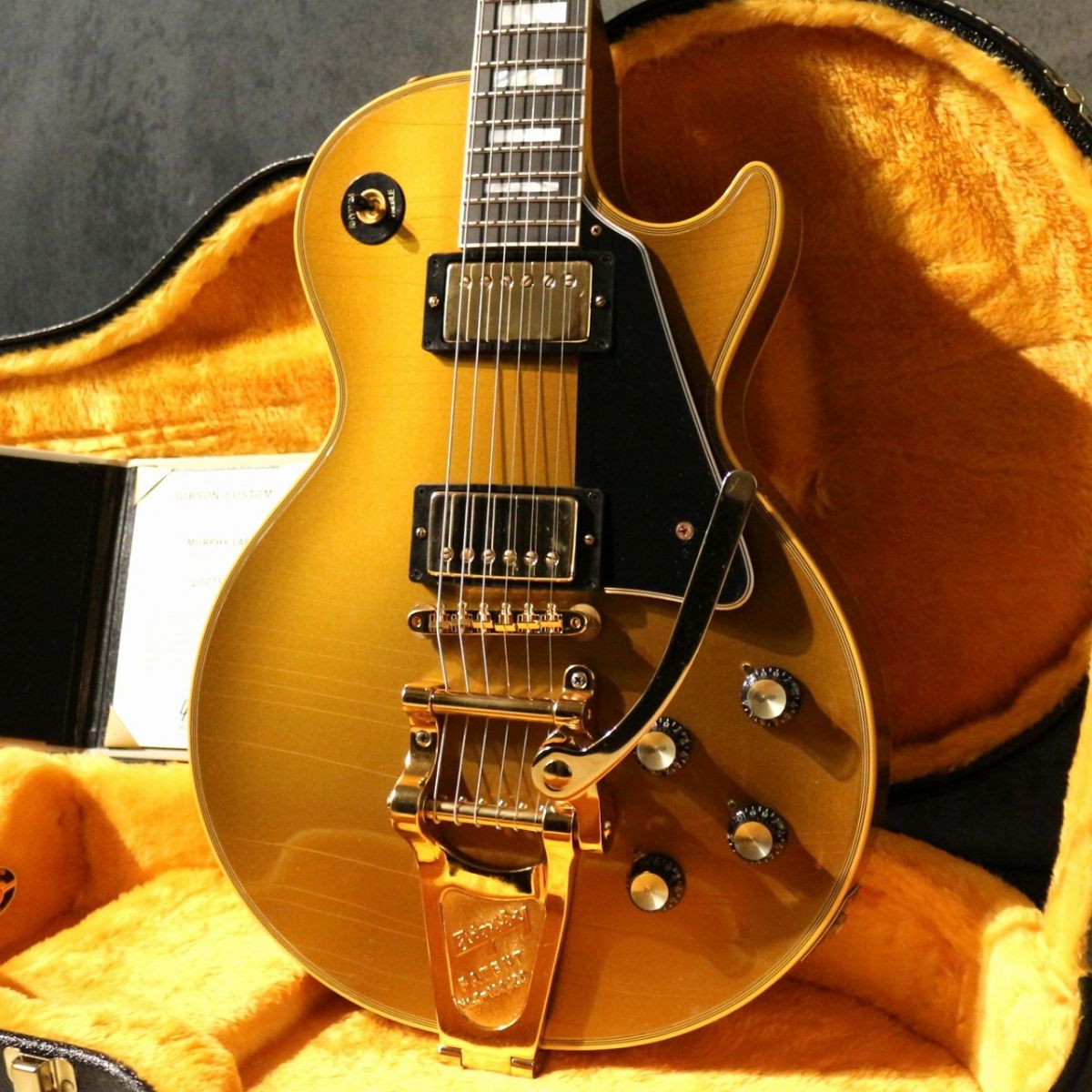 Murphy Lab 1968 Les Paul Custom Double Gold w/Bigsby Ultra Light
