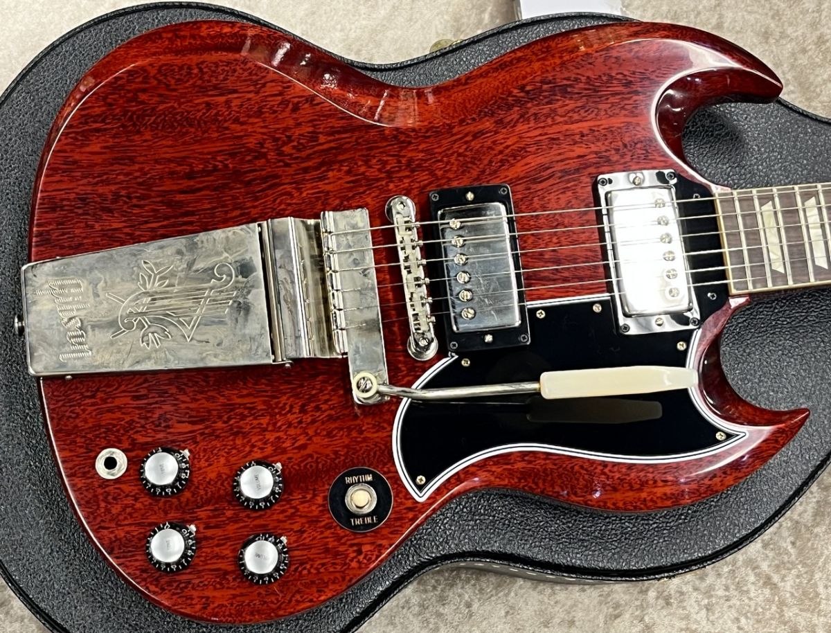 1964 SG Standard Reissue with Maestro Vibrola VOS Cherry Red s/n
