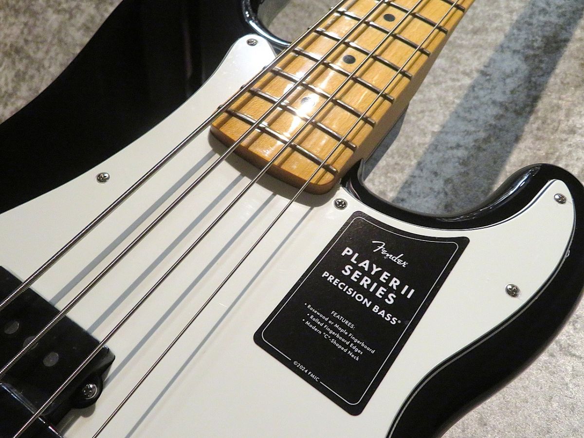 Player II Precision Bass -Black- #MX25154054 | 【クロサワ楽器店