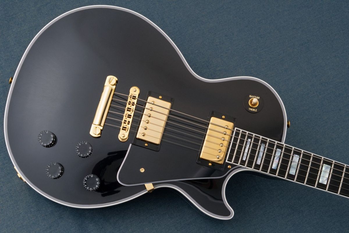 Les Paul Custom w/ Ebony Fingerboard Gloss- Ebony- 【4.47kg