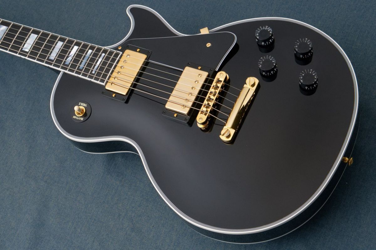 Les Paul Custom w/ Ebony Fingerboard Gloss- Ebony- 【4.47kg
