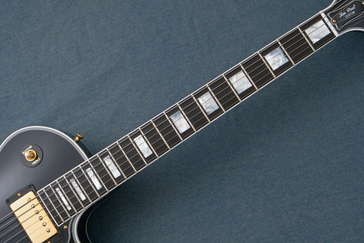 Les Paul Custom w/ Ebony Fingerboard Gloss- Ebony- 【4.47kg