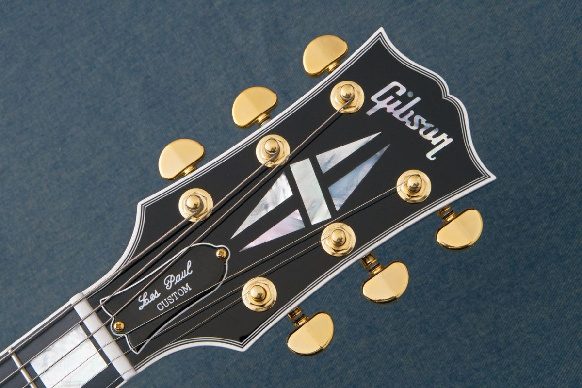 Les Paul Custom w/ Ebony Fingerboard Gloss- Ebony- 【4.47kg