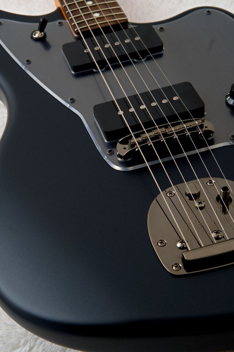 2026 MIJ HYBRID II JAZZMASTER SATIN METALLIC Matte Phantom Black
