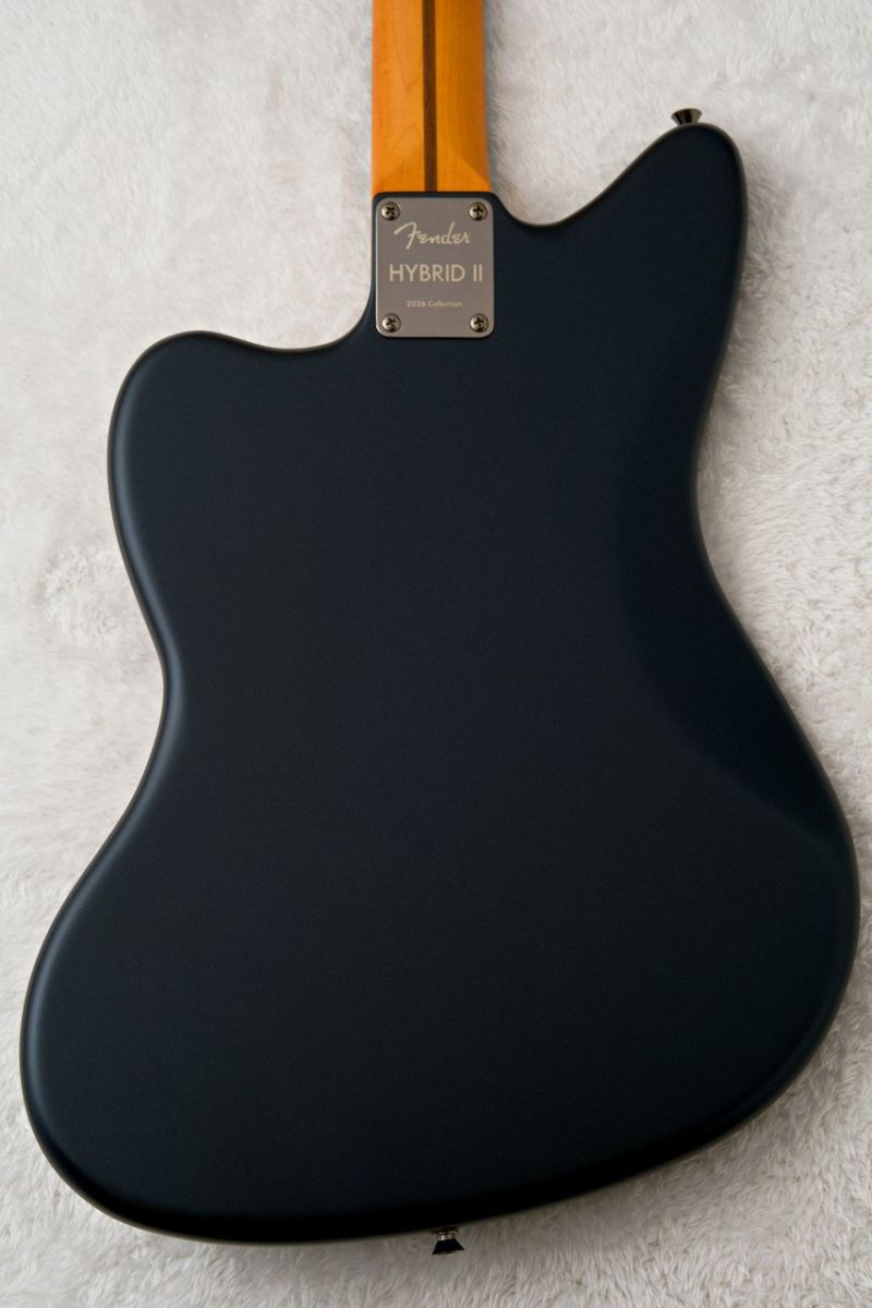 2026 MIJ HYBRID II JAZZMASTER SATIN METALLIC Matte Phantom Black