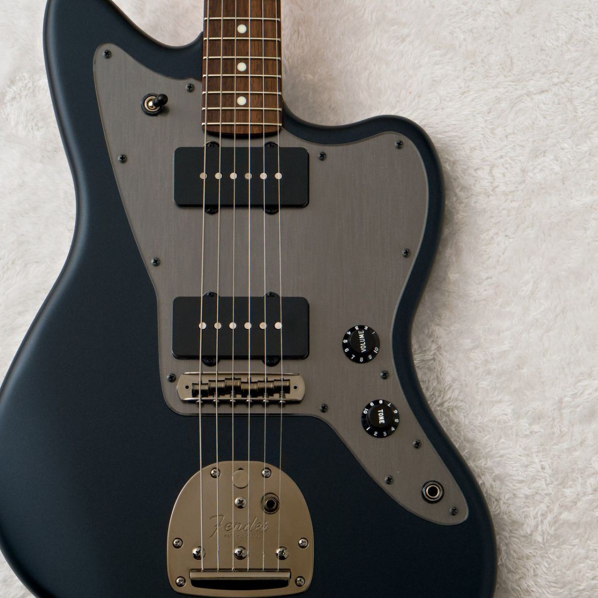 2026 MIJ HYBRID II JAZZMASTER SATIN METALLIC Matte Phantom Black