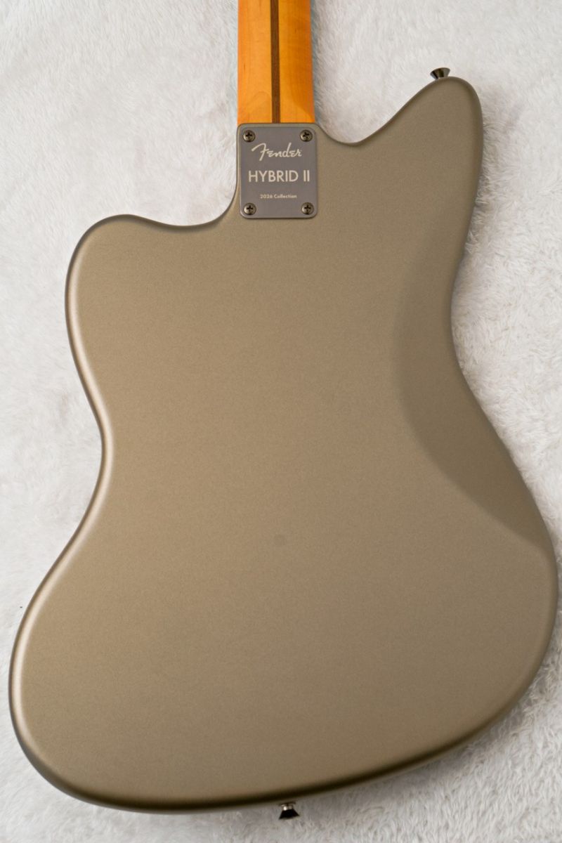 2026 MIJ HYBRID II JAZZMASTER SATIN METALLIC Matte Champagne