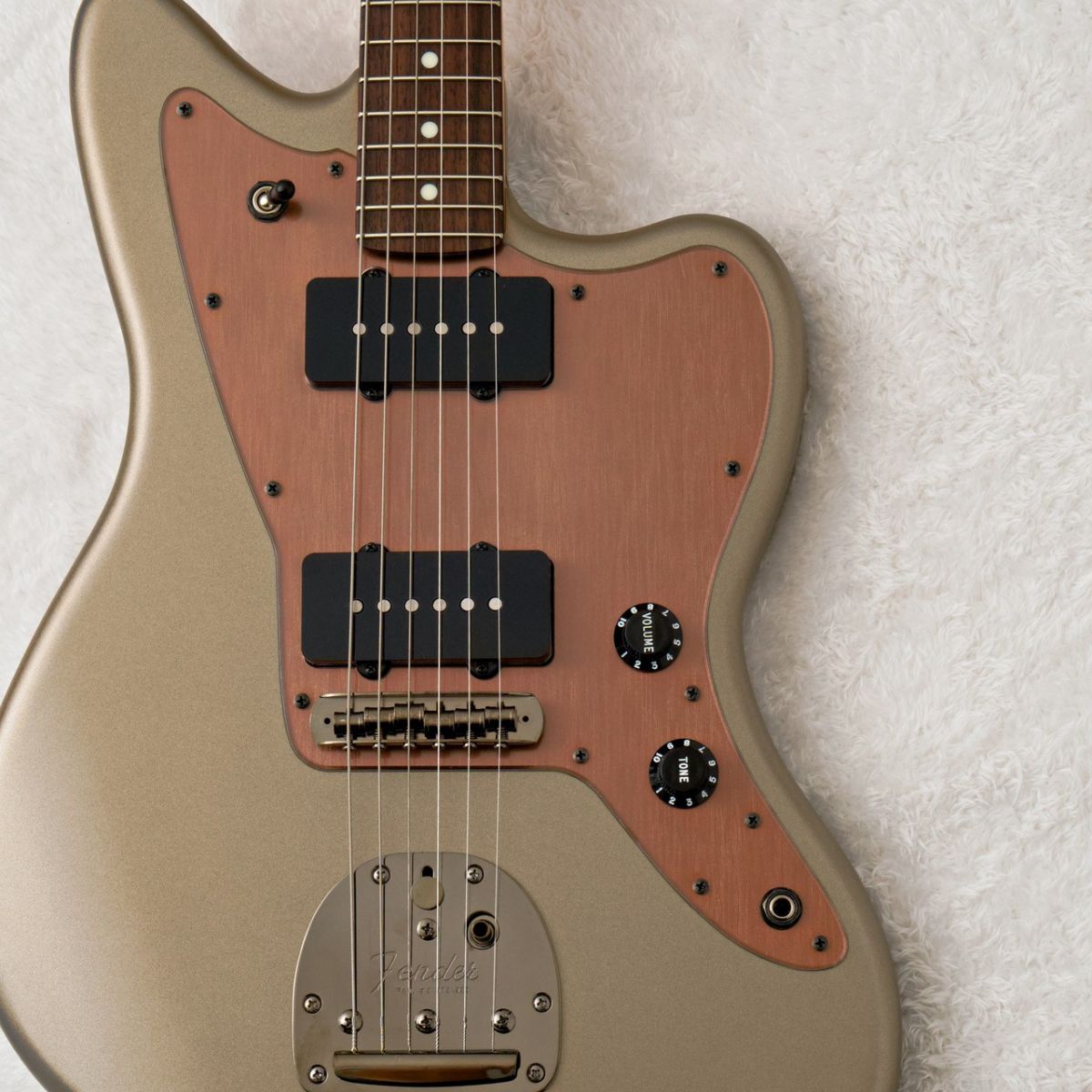 2026 MIJ HYBRID II JAZZMASTER SATIN METALLIC Matte Champagne