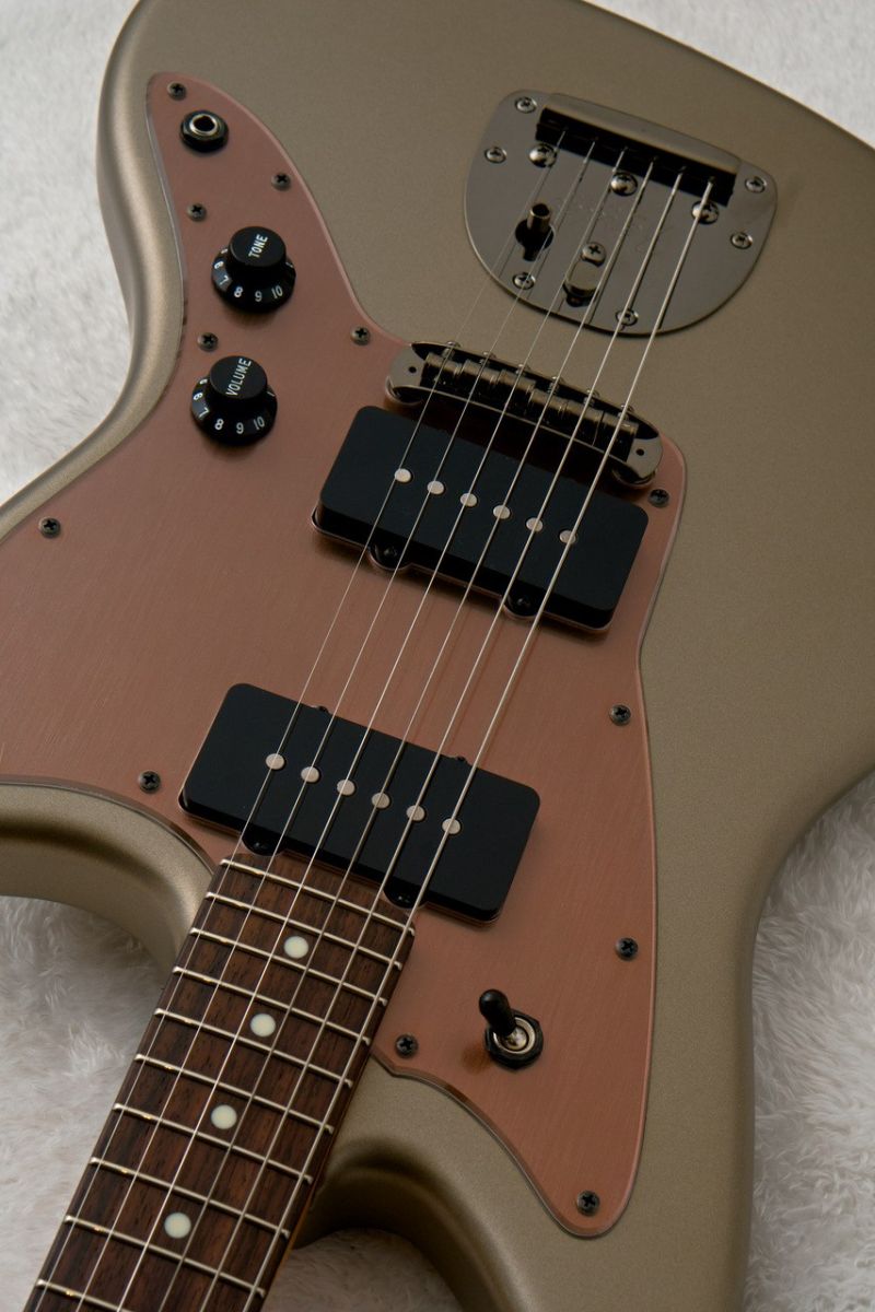 2026 MIJ HYBRID II JAZZMASTER SATIN METALLIC Matte Champagne