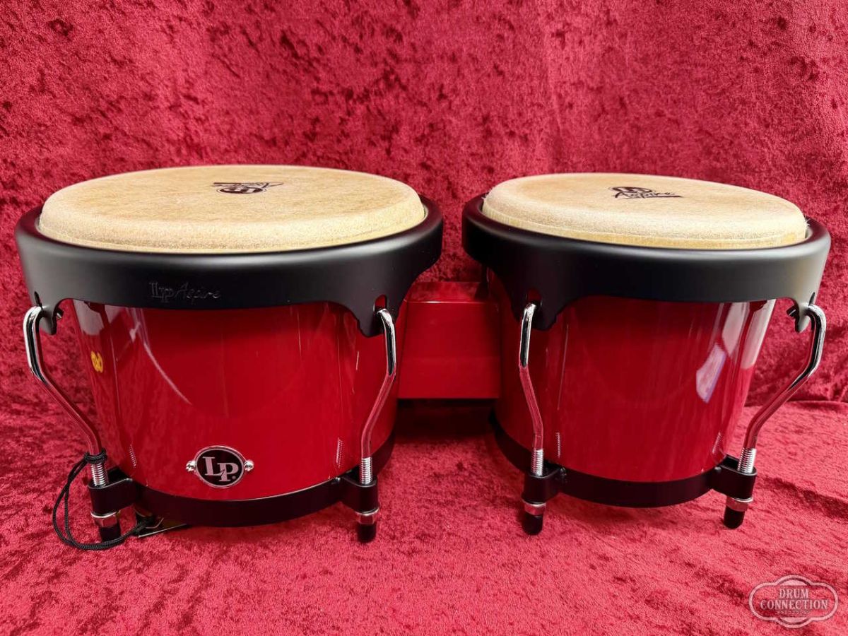 Aspire Wood Bongos -Red Wood Finish- [LPA601] | 【クロサワ楽器店