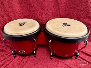 Pearl ボンゴ 赤 Aspire Wood Bongos -Red Wood Finish- [LPA601] | 【クロサワ楽器店