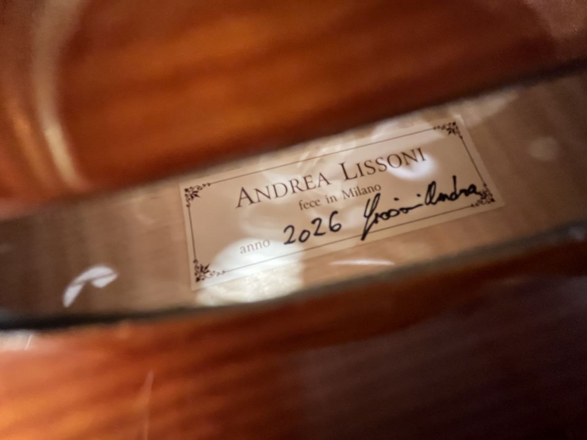 Andrea Lissoni 2026年製 | 【クロサワ楽器店オンラインショップ】いい
