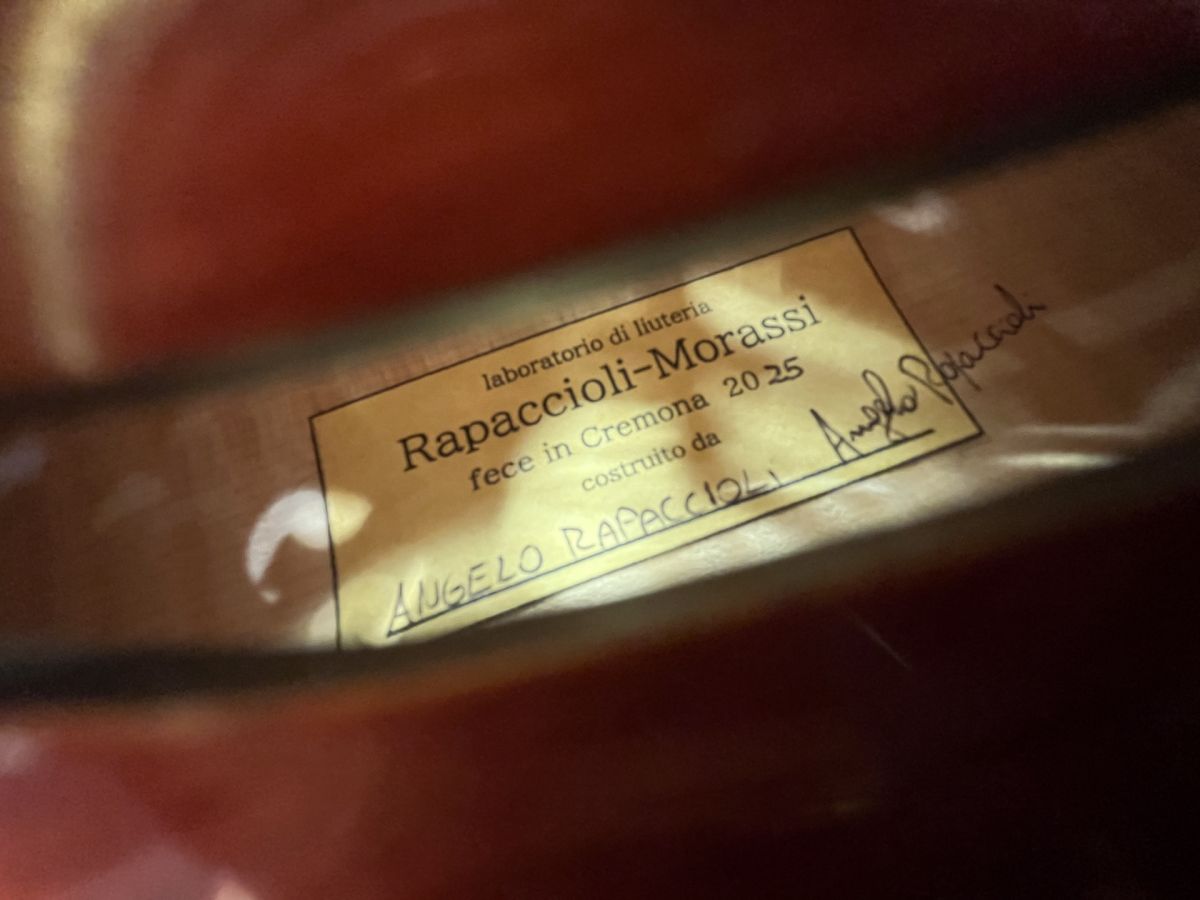 Angelo Rapaccioli Morassi 2025年製 | 【クロサワ楽器店オンライン