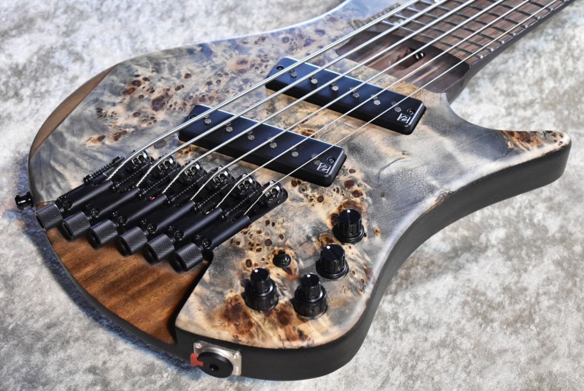 EHB1506MS -BIF #I 251007249【3.32kg】Black Ice Flat【6弦】【ヘッド