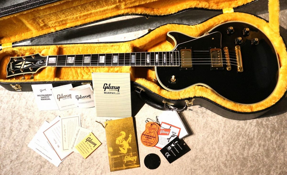 Murphy Lab 1968 Les Paul Custom Ebony Ultra Light Aged #603658