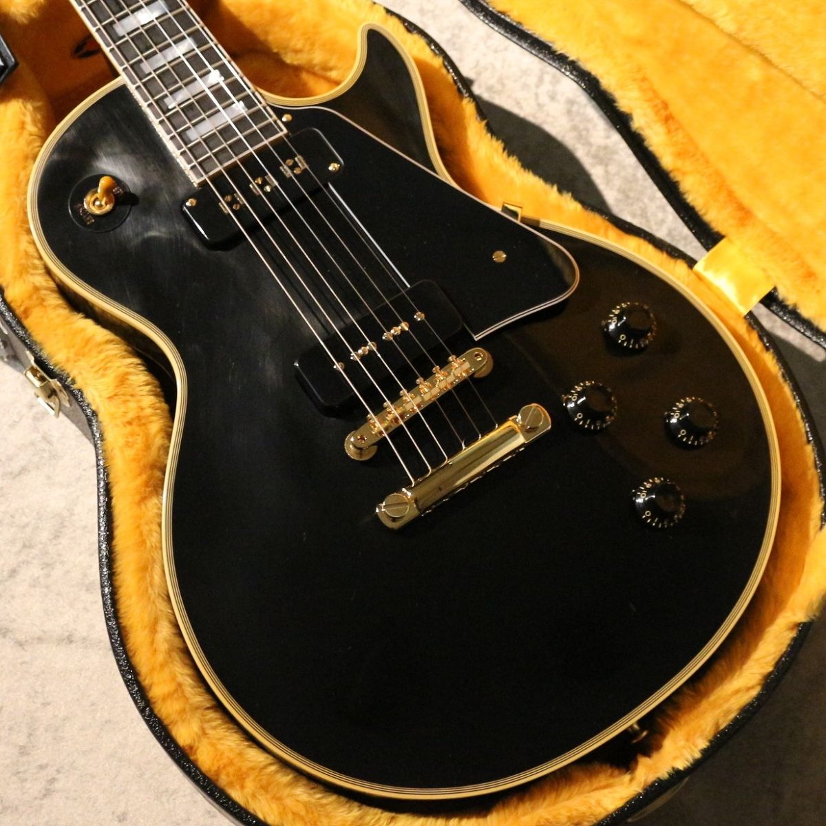 Maestro by Gibson レスポール ブラック 管AW 1954 Les Paul Custom Staple Pickup VOS ~Ebony~ #4 6128