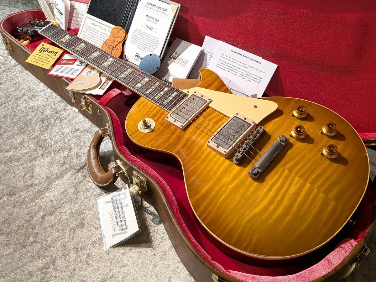 二枚　里山辺 Murphy Lab 1959 Les Paul Reissue Light Aged ~ Dirty Lemon