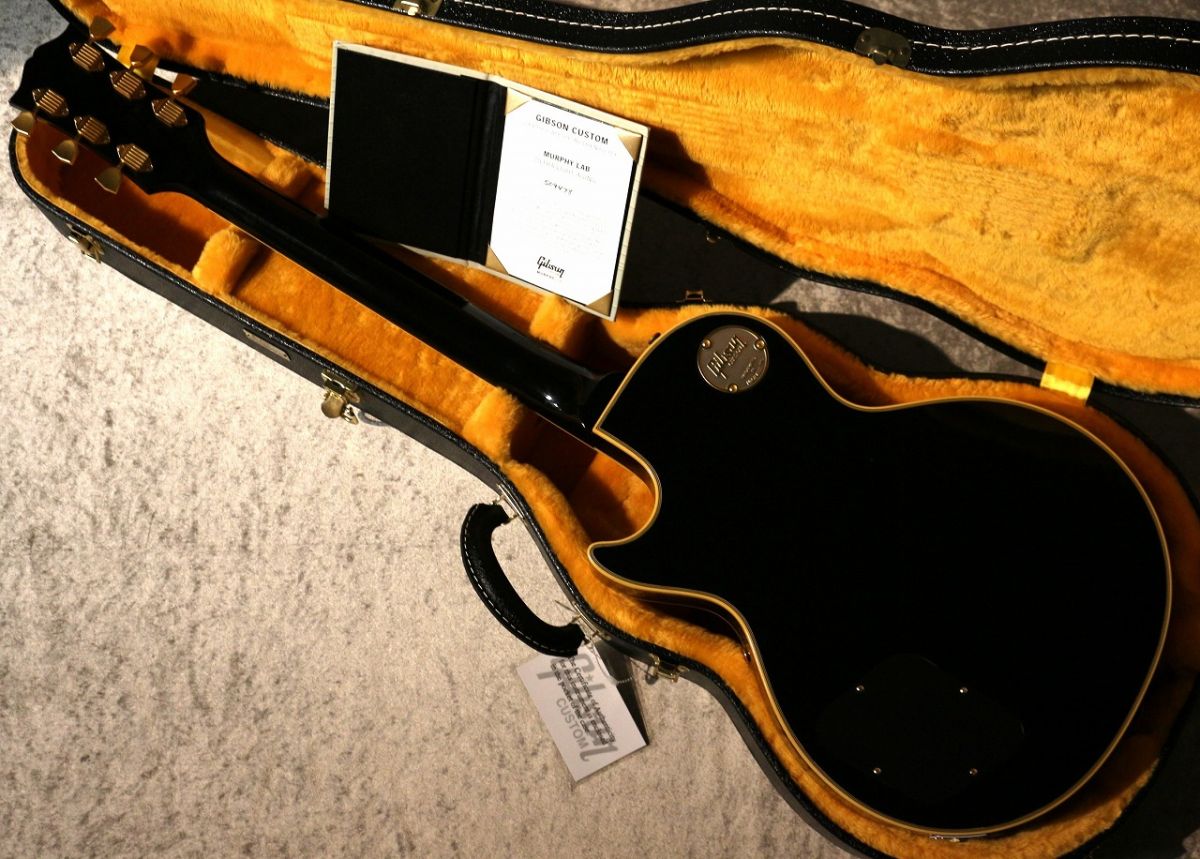 Murphy Lab 1968 Les Paul Custom Ebony Ultra Light Aged #509478