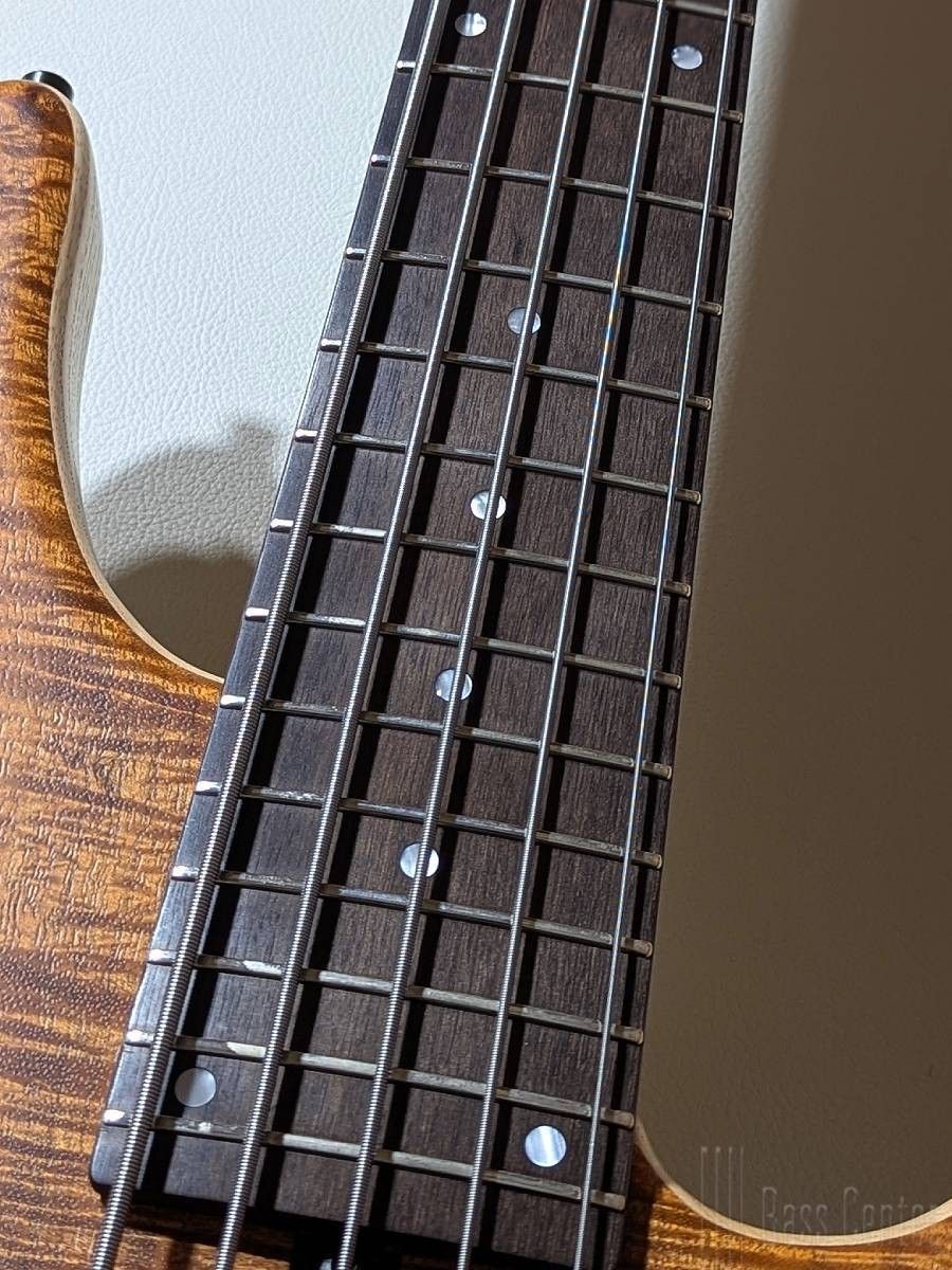Metroline 24-Fret Modern Bass 5st 2025 Limited Edition -AAA Koa