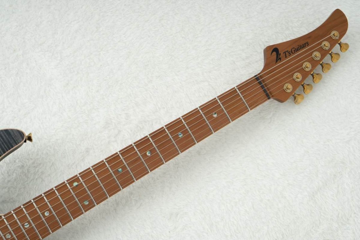 DST Pro 24 5A Flame Maple w/Reverse Head -Mat Trans Black / Steps 