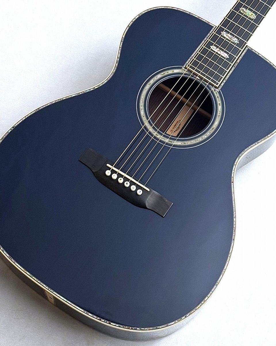 Custom Shop OM-45 Navy Blue #2978798 Premium Sitka/East Indian