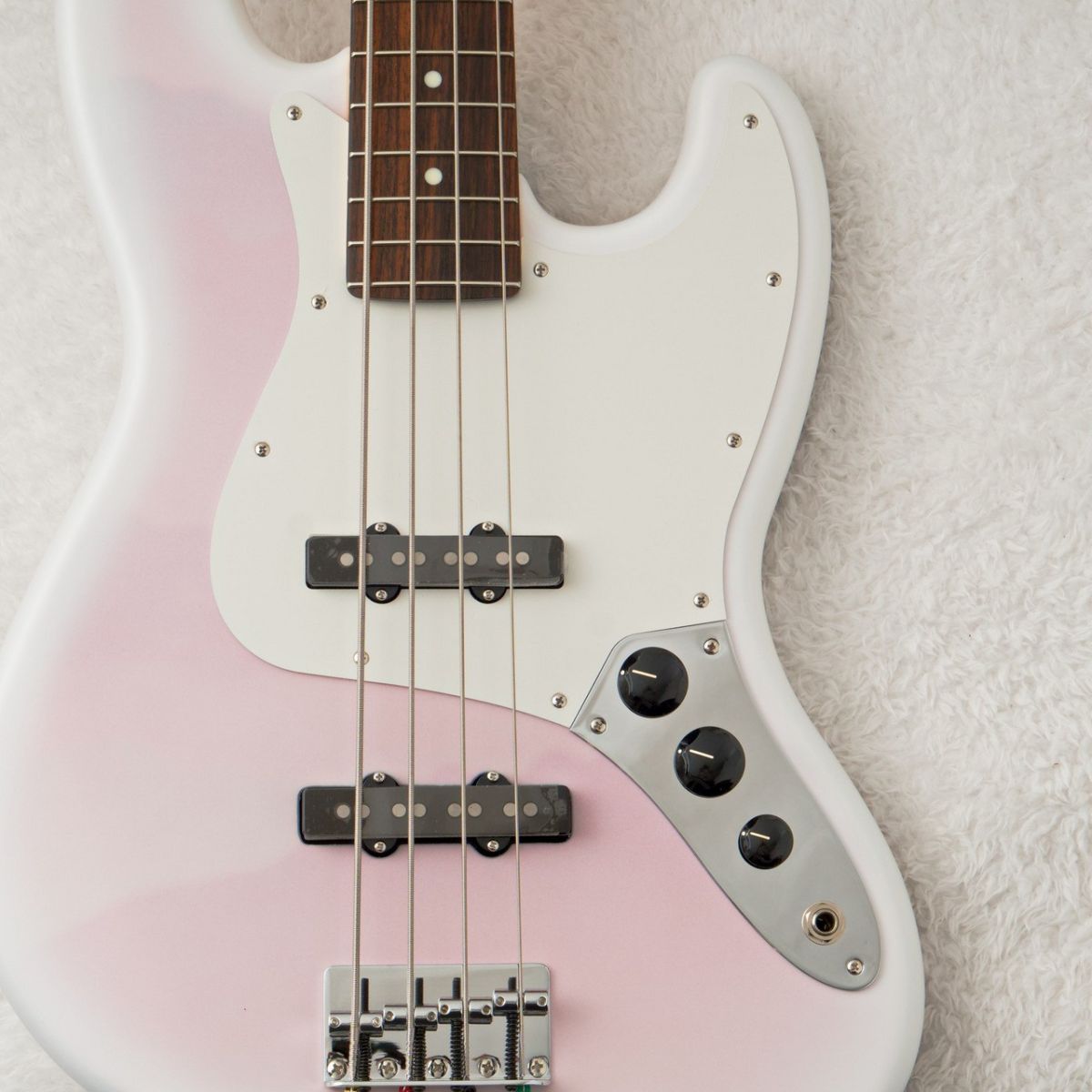 2026 MIJ HYBRID II JAZZ BASS MISTY SATIN Pink Mist 【マットな限定
