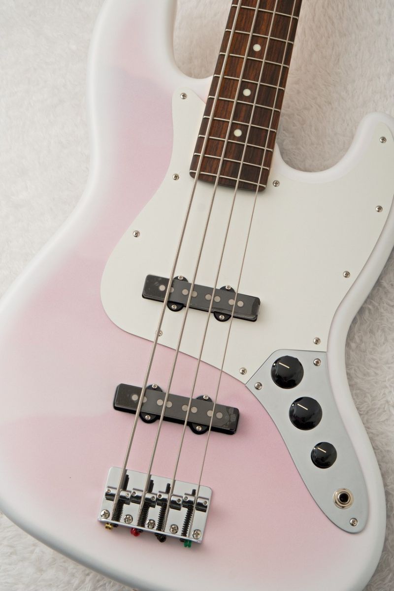 2026 MIJ HYBRID II JAZZ BASS MISTY SATIN Pink Mist 【マットな限定