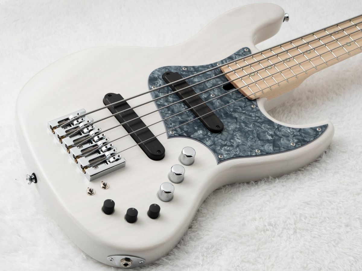 XJ-1T 5st -White Blonde / Black Pearl Pickguard- #3876