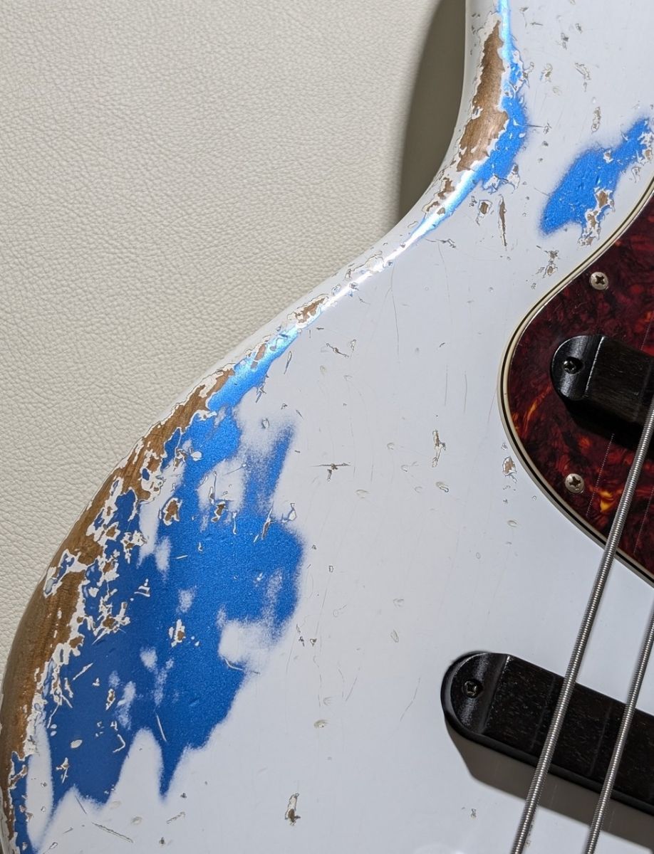 XJ-1T 5st Alder/R Heavy Aged -Olympic White over Lake Placid Blue