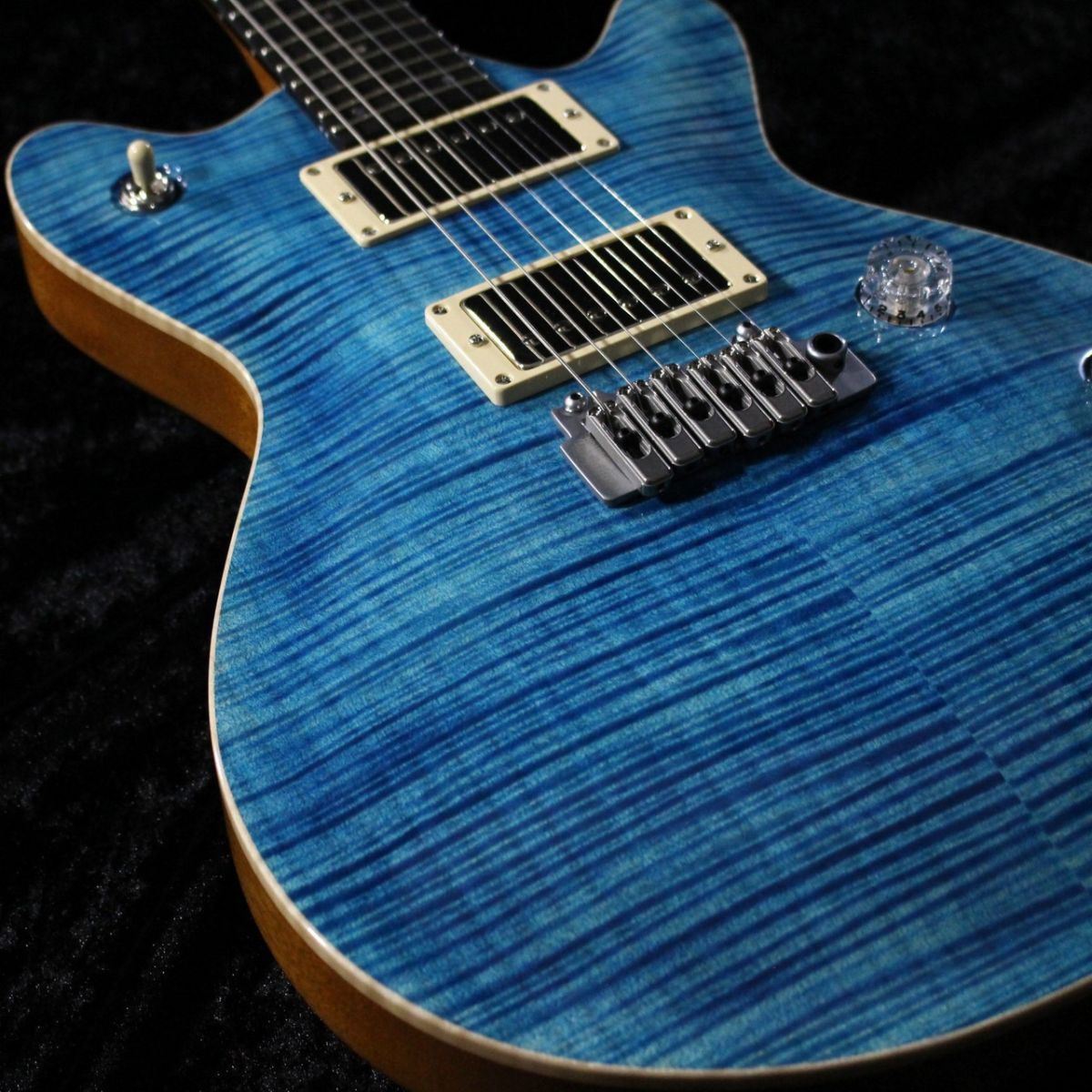 Kurosawa Limited Arc-STD24 5A Flame Maple / Blue Steel