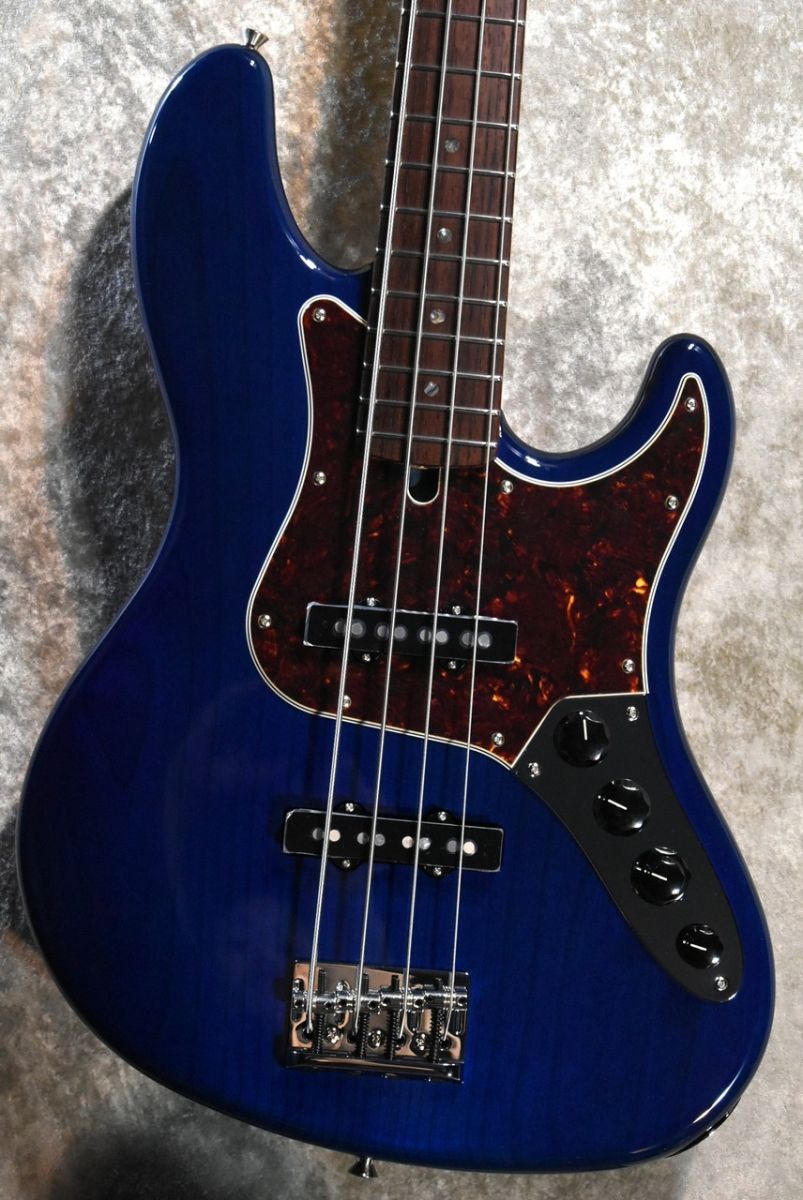 ネイビー エレキベース シングルコイル 限定モデル】Made in Japan Active Modern Jazz Bass Sapphire Blue