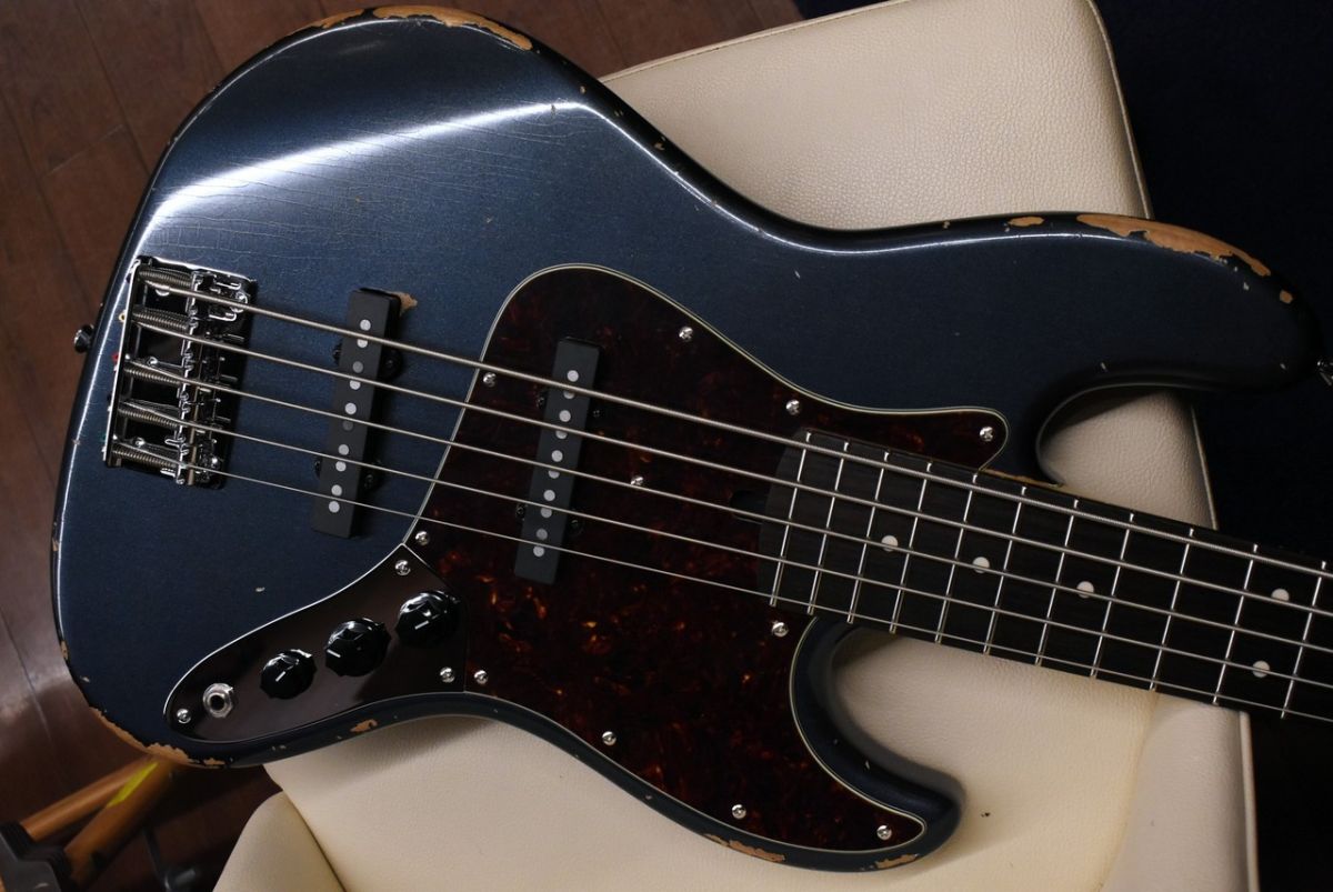 ギター ILITCH DEEP BLUES JB-5, Modern Vintage -Deep Lake Placid Blue- Aged #080144【4.5kg
