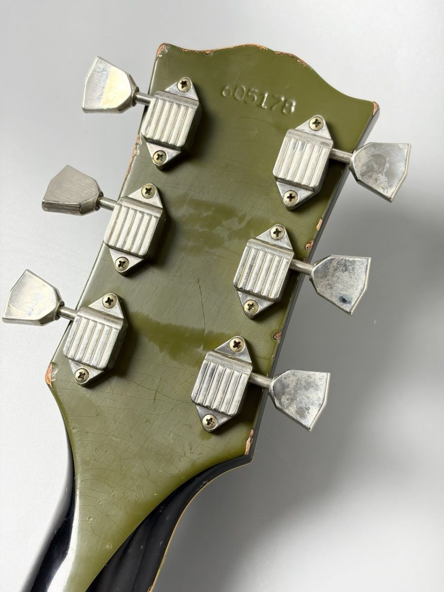 Murphy Lab 1968 Les Paul Custom Reissue Heavy Aged Olive Drab Top