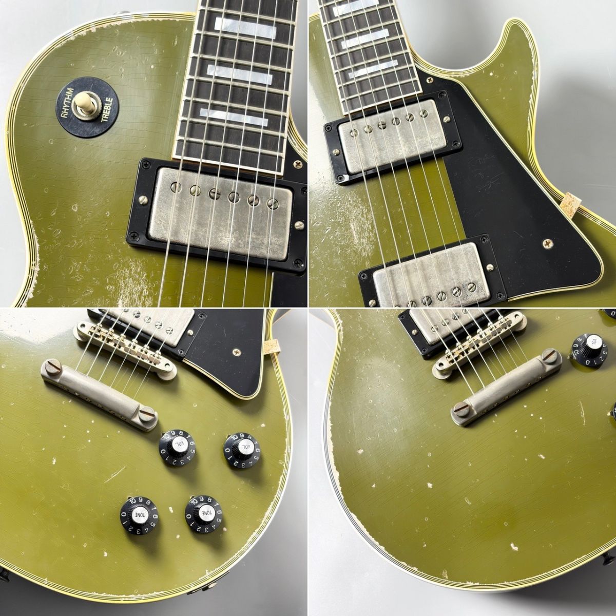 Murphy Lab 1968 Les Paul Custom Reissue Heavy Aged Olive Drab Top