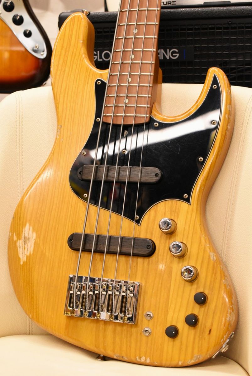 茶々丸　 XJ-1T 5st Ash RM-Neck RM-FB -Vintage Natural -Lacquer M-Aged