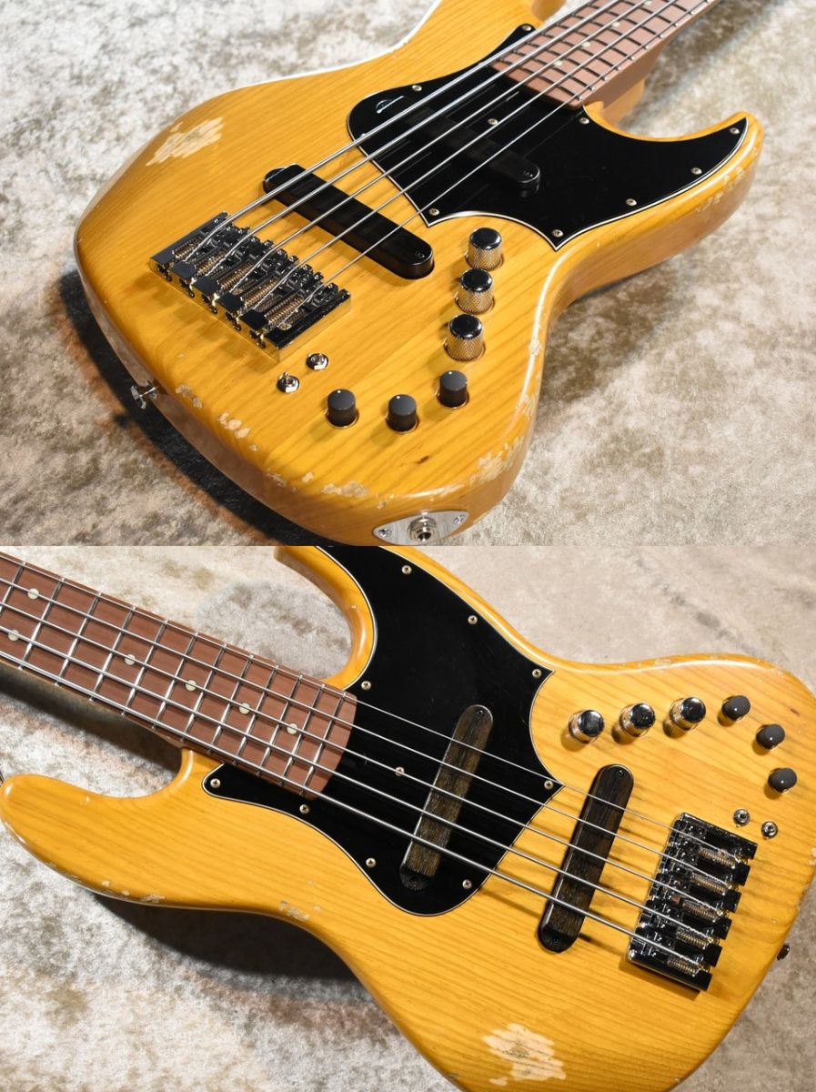 XJ-1T 5st Ash RM-Neck RM-FB -Vintage Natural -Lacquer M-Aged