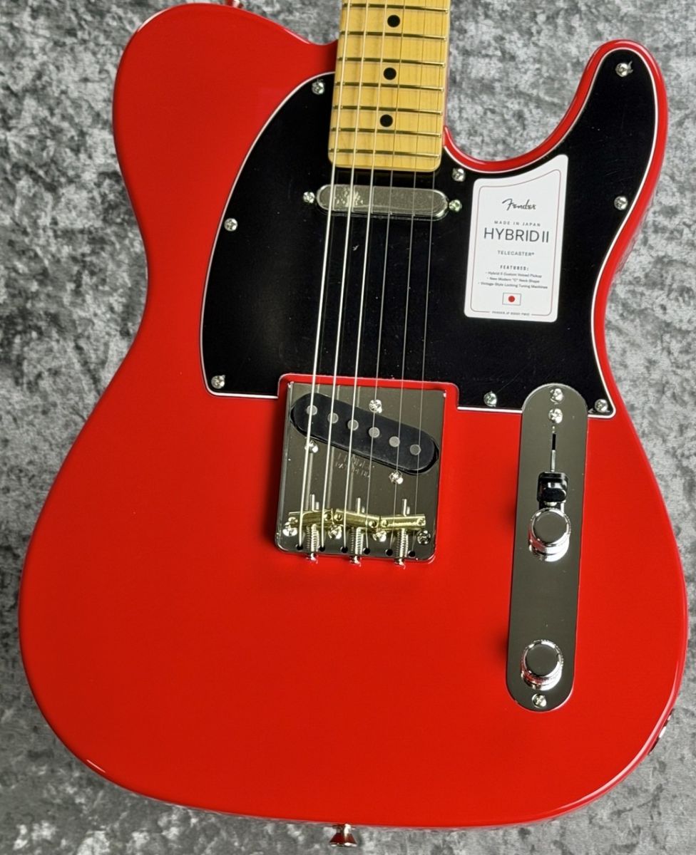 Made in Japan Hybrid II Telecaster/Maple -Modena Red- #JD26004057