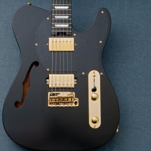 テレキャス タイプ、メイプルトップ/マホガニーバックのエレキギター
