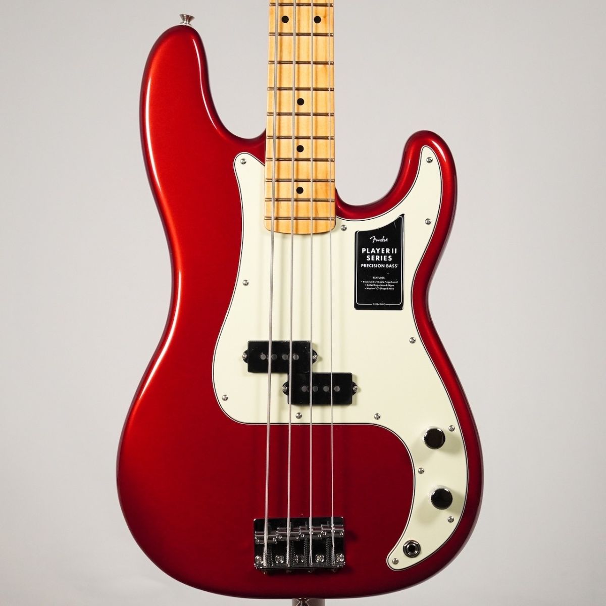 75th Anniversary Player II Precision Bass -Candy Apple Red